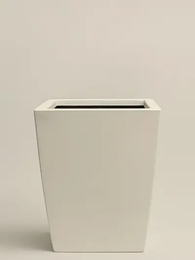 Kare Beton Saksı No 1 Ø35cm Beyaz -  Saksilar - Lalezar Botanik